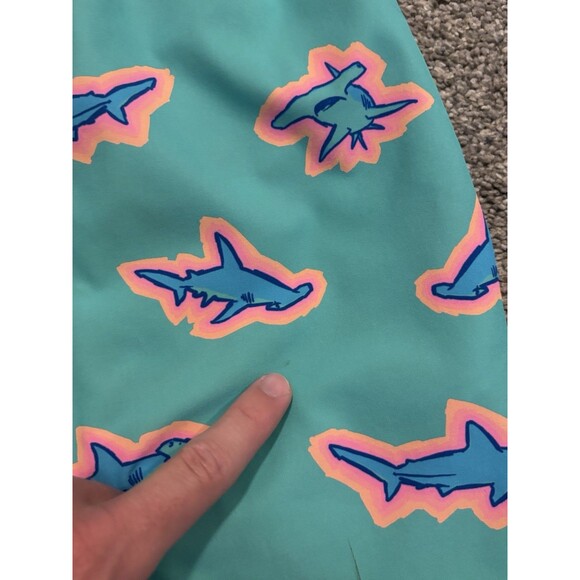 Chubbies Classic Swim Trunk Lot Pink Alligator Teal Sharks 7” Inseam Size XXL - Picture 11 of 16